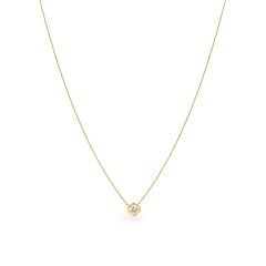 Dây liền mặt vàng vàng 14K gắn đá CZ DOJI ALPJ000547F1CZ1