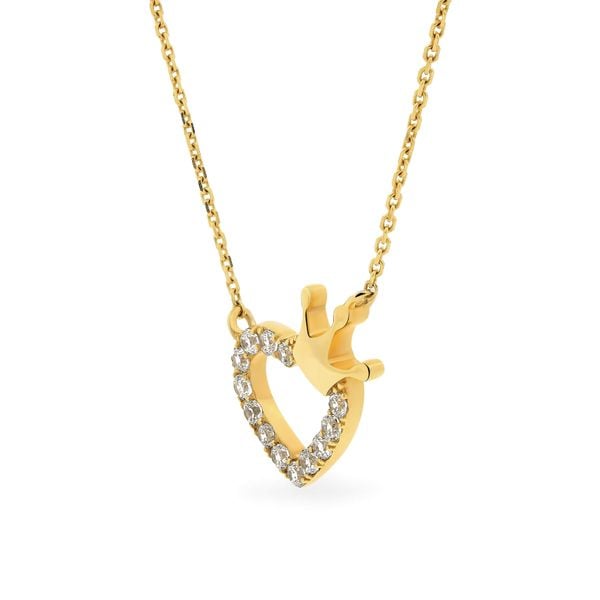 Dây liền mặt vàng vàng 14K gắn đá CZ DOJI ALPK000671F1CZ1