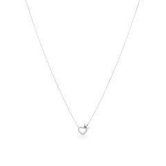 Dây liền mặt vàng trắng 14K gắn đá CZ DOJI ALPK000671F2CZ1