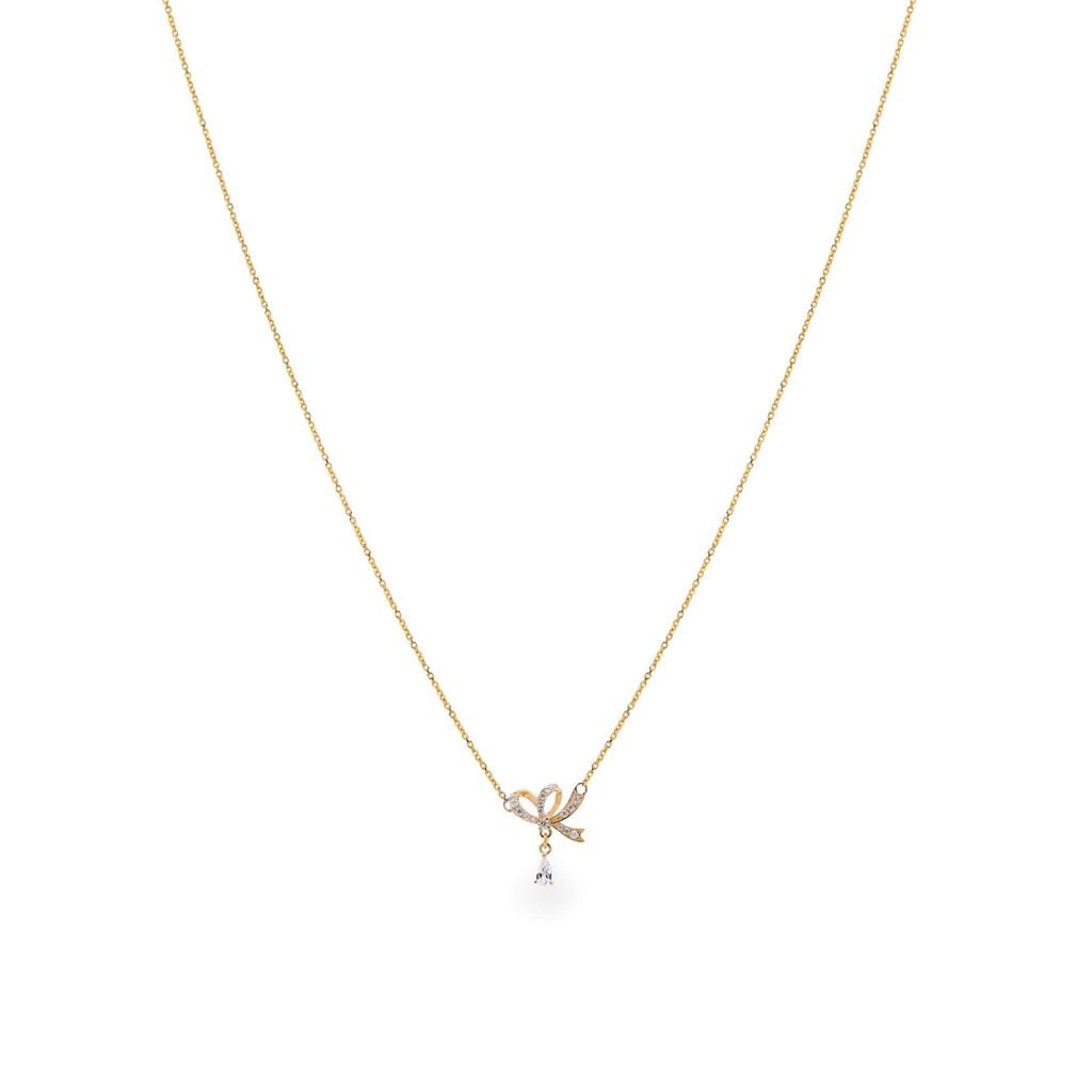 Dây liền mặt vàng vàng 14K gắn đá CZ DOJI ALPK000800F1CZ1 