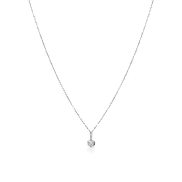 Dây liền mặt vàng trắng 14K gắn kim cương DOJI ALPR400001F2DA1