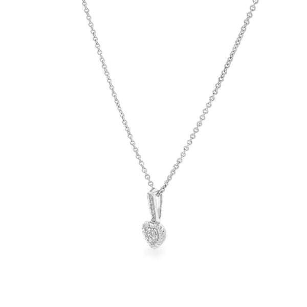 Dây liền mặt vàng trắng 14K gắn kim cương DOJI ALPR400001F2DA1