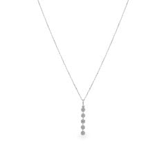 Dây liền mặt vàng trắng 14K gắn kim cương DOJI ALPR400181F2DA1