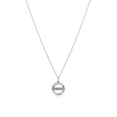 Dây liền mặt vàng trắng 14K gắn kim cương DOJI ALPR400224F2DA1