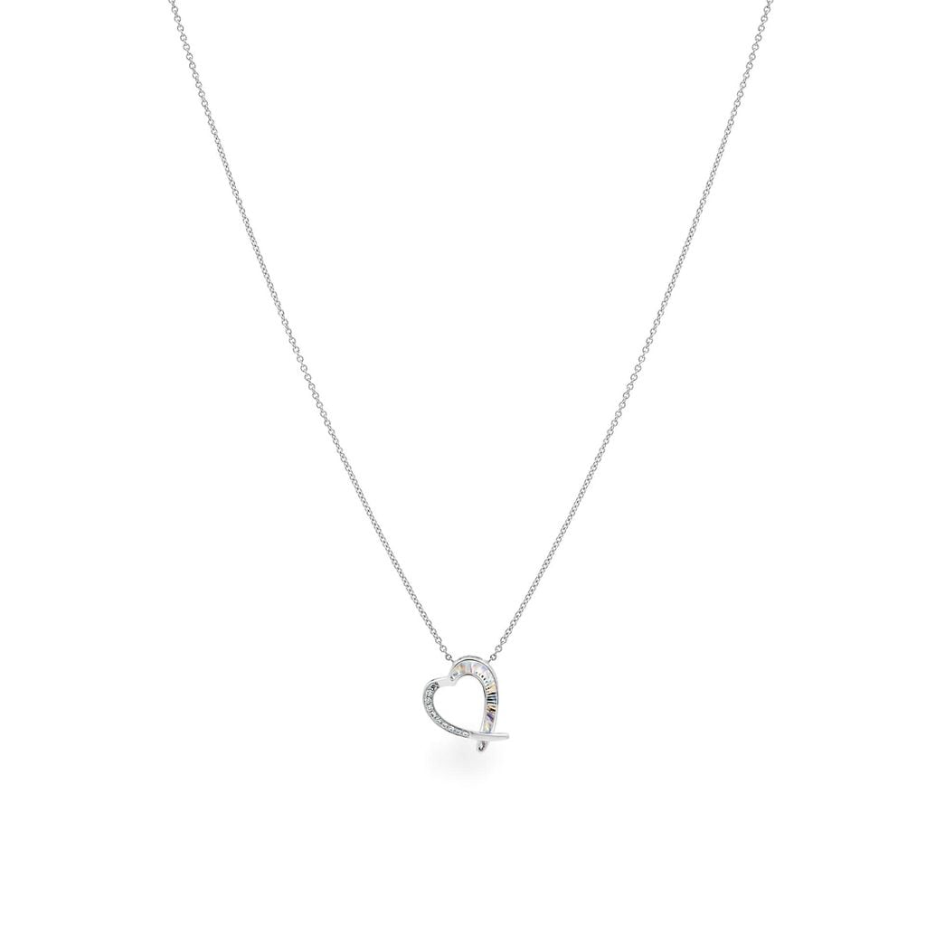 Dây liền mặt vàng trắng 14K gắn kim cương DOJI ALPR400225F2DA1 