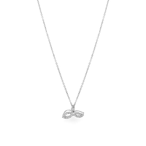 Dây liền mặt vàng trắng 14K gắn kim cương DOJI ALPR600097F2DA1
