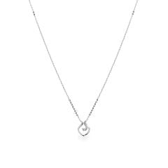 Dây liền mặt vàng trắng 14K gắn kim cương DOJI ALPR600104F2DA1