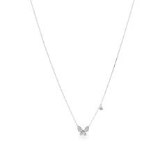 Dây liền mặt vàng trắng 14K gắn kim cương DOJI ALPR700093F2DA1