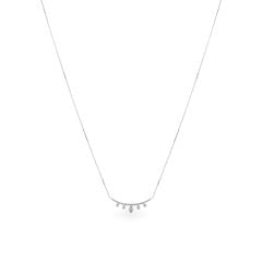Dây liền mặt vàng trắng 14K gắn kim cương DOJI ALPR800006F2DA1