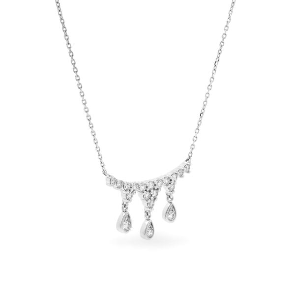 Dây liền mặt vàng trắng 14K gắn kim cương DOJI ALPR800008F2DA1