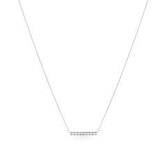 Dây liền mặt vàng trắng 14K gắn kim cương DOJI ALPR800022F2DA1