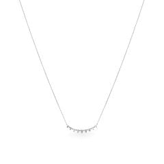 Dây liền mặt vàng trắng 14K gắn kim cương DOJI ALPR800027F2DA1