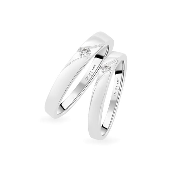 Nhẫn cưới 14K DOJI AWMG011123F2ML1 - AWFG011123F2ML1