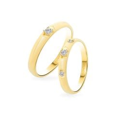 Nhẫn cưới 14K DOJI AWMG011963F1ML1 - AWMG011963F1ML1