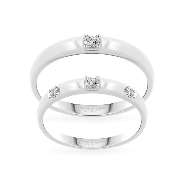 Nhẫn cưới 14K DOJI AWMG011963F2ML1 - AWMG011963F2ML1