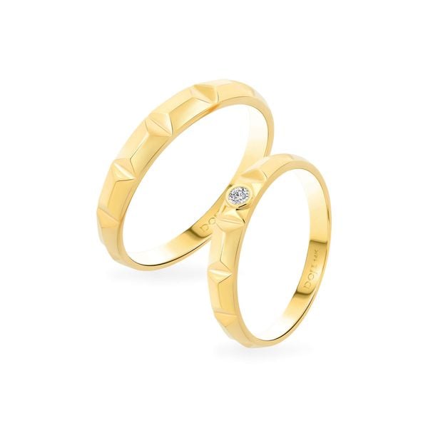 Nhẫn cưới 14K DOJI AWMG011964F1KK1 - AWMG011964F1ML1