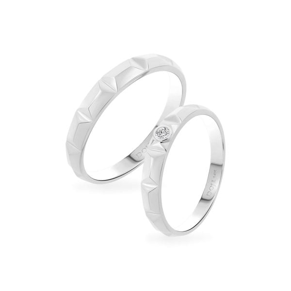 Nhẫn cưới 14K DOJI AWMG011964F2KK1 - AWMG011964F2ML1