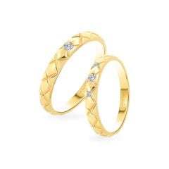 Nhẫn cưới 18K DOJI AWMG011965D1ML1 - AWMG011965D1ML1