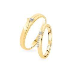 Nhẫn cưới 18K DOJI AWMG011966D1ML1 - AWMG011966D1ML1