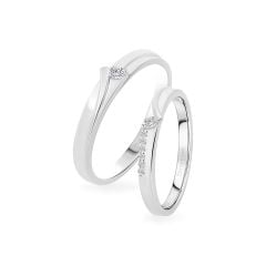 Nhẫn cưới 14K DOJI AWMG011966F2ML1 - AWMG011966F2ML1