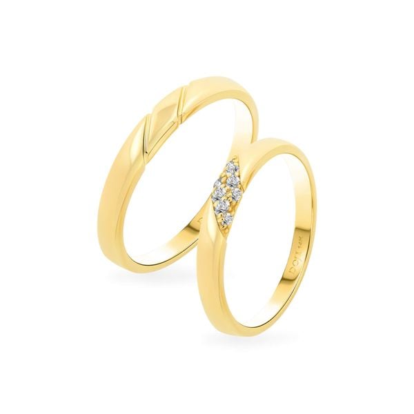 Nhẫn cưới 14K DOJI AWMG011967F1KK1 - AWMG011967F1ML1