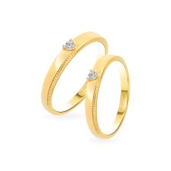 Nhẫn cưới 14K DOJI AWMG011968F1ML1 - AWMG011968F1ML1