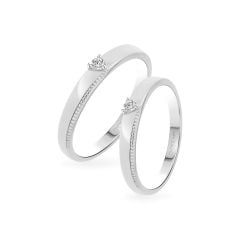 Nhẫn cưới 14K DOJI AWMG011968F2ML1 - AWMG011968F2ML1