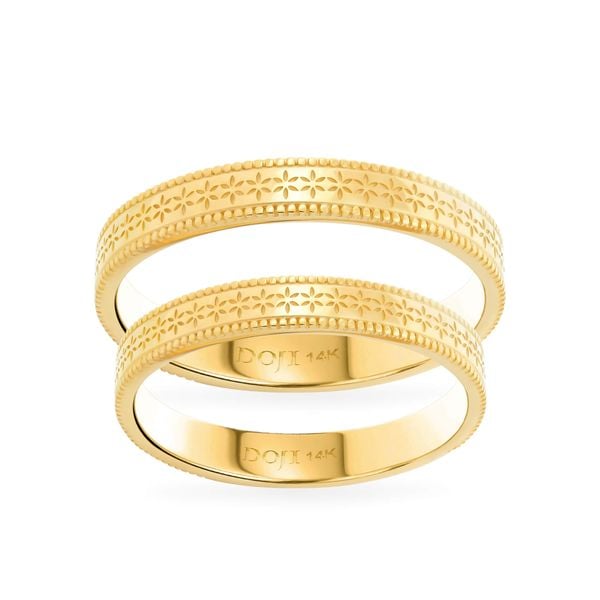 Nhẫn cưới 14K DOJI AWMG011969F1KK1 - AWMG011969F1KK1