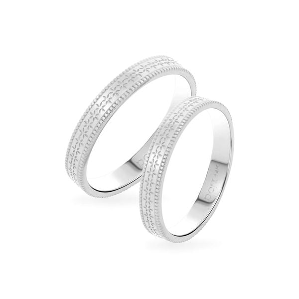 Nhẫn cưới 14K DOJI AWMG011969F2KK1 - AWMG011969F2KK1