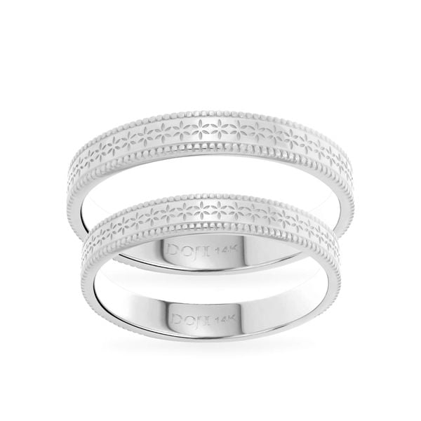 Nhẫn cưới 14K DOJI AWMG011969F2KK1 - AWMG011969F2KK1