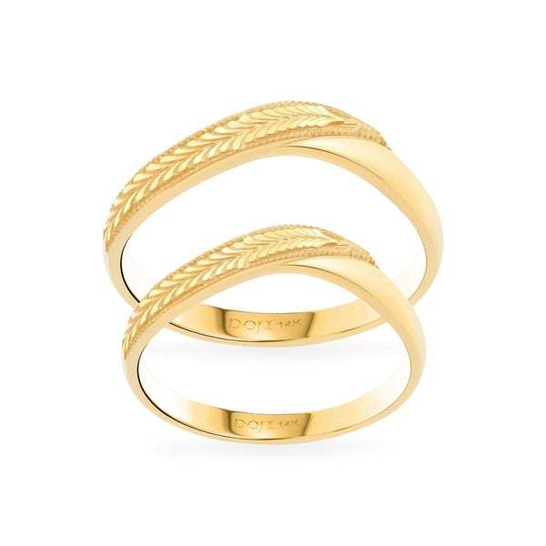 Nhẫn cưới 14K DOJI AWMG011970F1KK1 - AWMG011970F1KK1