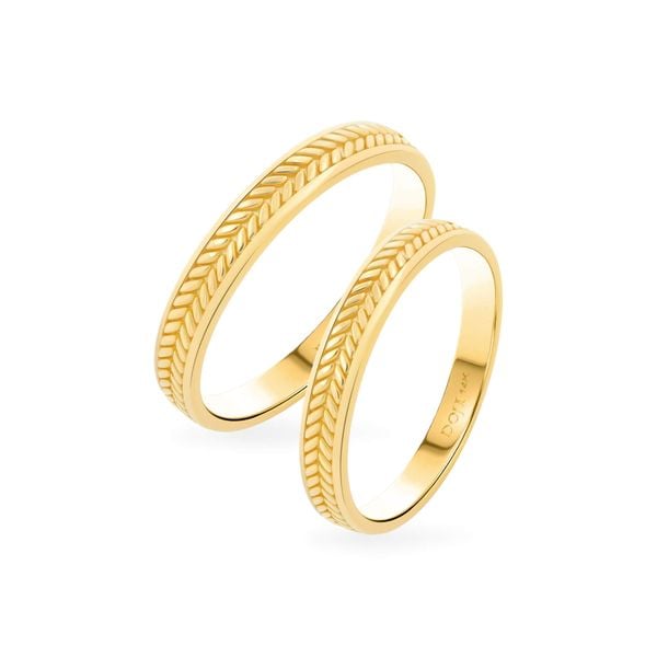 Nhẫn cưới 14K DOJI AWMG011971F1KK1 - AWMG011971F1KK1