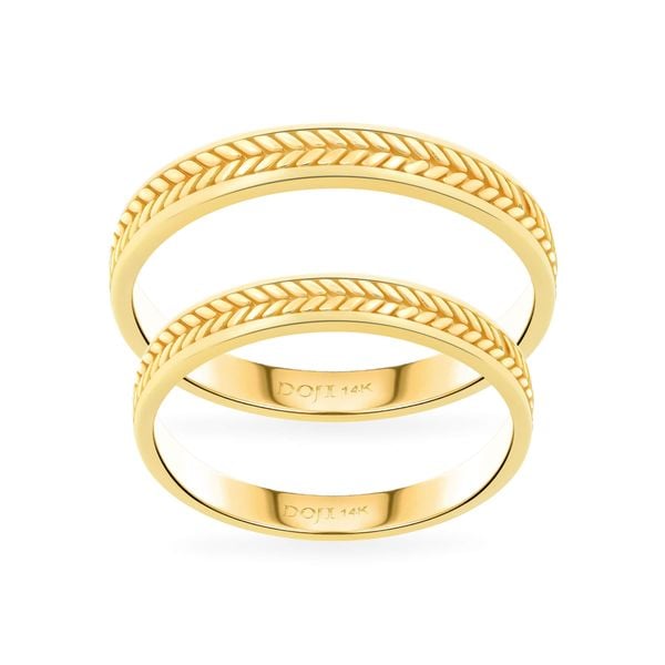 Nhẫn cưới 14K DOJI AWMG011971F1KK1 - AWMG011971F1KK1