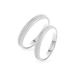 Nhẫn cưới 14K DOJI AWMG011971F2KK1 - AWMG011971F2KK1