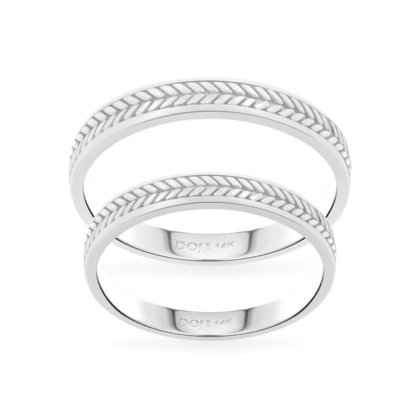 Nhẫn cưới 14K DOJI AWMG011971F2KK1 - AWMG011971F2KK1