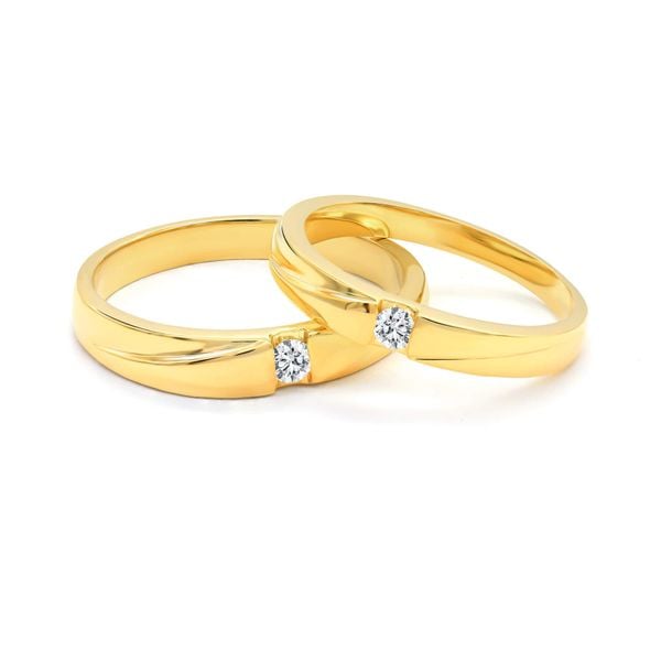 Nhẫn cưới 14K DOJI AWMG111489F1ML1 - AWFG111489F1ML1
