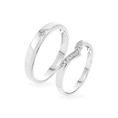 Nhẫn cưới 14K DOJI AWMG111936F2ML1 - AWFG111936F2ML1