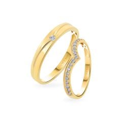 Nhẫn cưới 14K DOJI AWMG111937F1ML1 - AWFG111937F1ML1