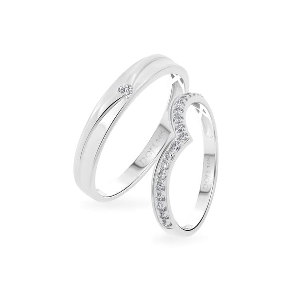 Nhẫn cưới 14K DOJI AWMG111937F2ML1 - AWFG111937F2ML1