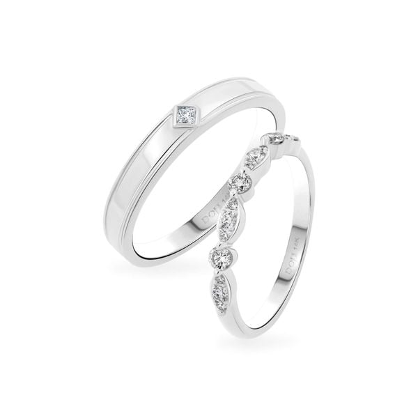 Nhẫn cưới 14K DOJI AWMG111938F2ML1 - AWFG111938F2ML1