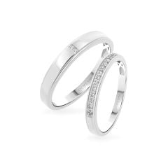 Nhẫn cưới 14K DOJI AWMG111939F2ML1 - AWFG111939F2ML1