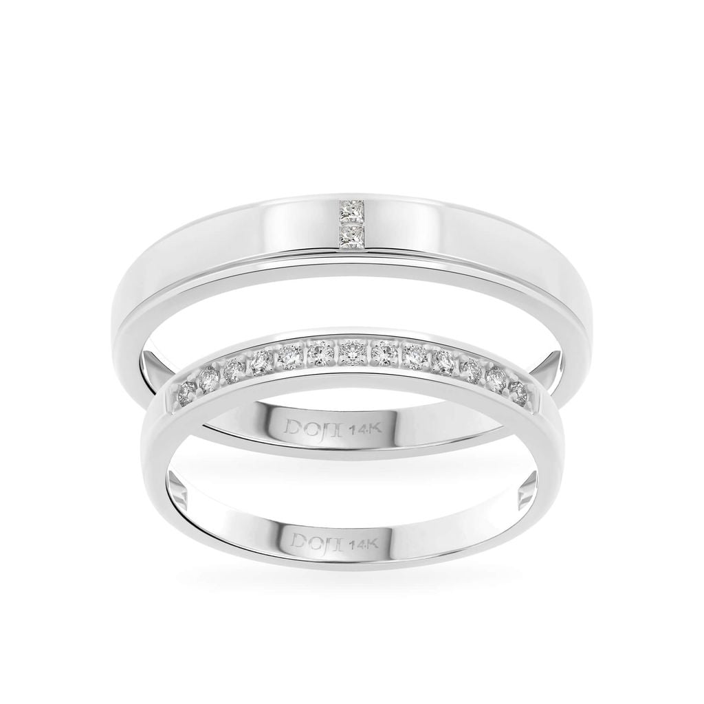 Nhẫn cưới 14K DOJI AWMG111939F2ML1 - AWFG111939F2ML1 