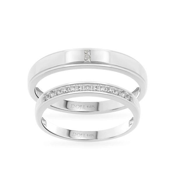 Nhẫn cưới 14K DOJI AWMG111939F2ML1 - AWFG111939F2ML1