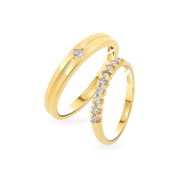 Nhẫn cưới 18K DOJI AWMG111942D1ML1 - AWFG111942D1ML1