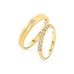 Nhẫn cưới 18K DOJI AWMG111942D1ML1 - AWFG111942D1ML1