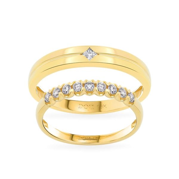 Nhẫn cưới 18K DOJI AWMG111942D1ML1 - AWFG111942D1ML1