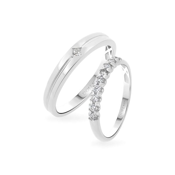 Nhẫn cưới 14K DOJI AWMG111942F2ML1 - AWFG111942F2ML1