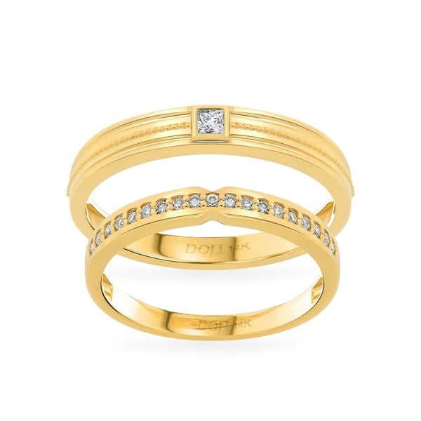 Nhẫn cưới 14K DOJI AWMG111943F1ML1 - AWFG111943F1ML1