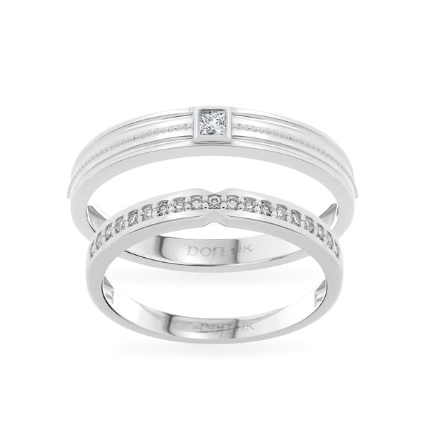 Nhẫn cưới 14K DOJI AWMG111943F2ML1 - AWFG111943F2ML1