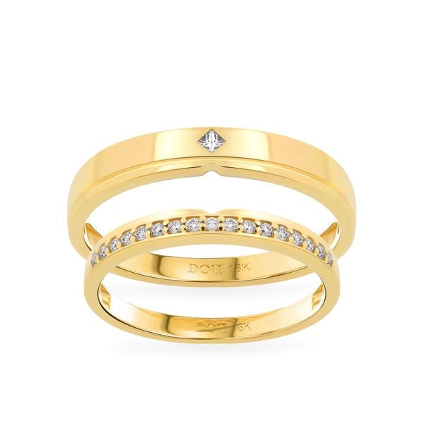 Nhẫn cưới 18K DOJI AWMG111944D1ML1 - AWFG111944D1ML1